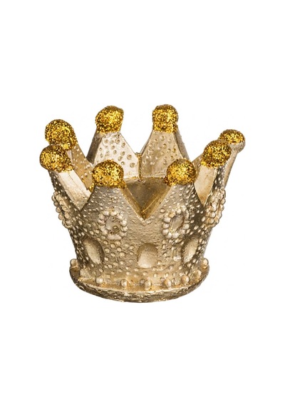 Golden Crown Glitter 3d Dekoratif Yılbaşı Mumu Diğer