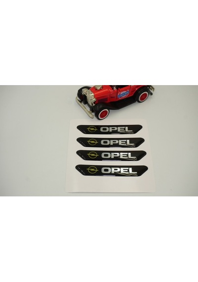 Opel Logo Kapı Kenarı Koruma Metalize Damla Desen 3M Band