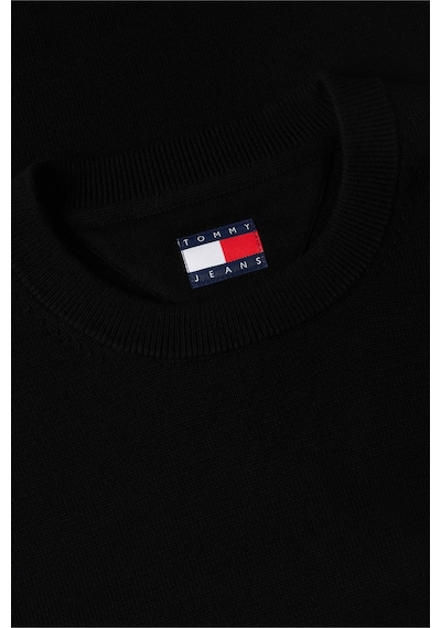Tommy Hilfiger Tjm Slım Ess Lıght Sweater Ext Erkek Siyah Kazak - Dm0dm22853