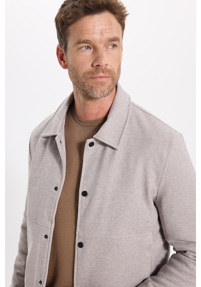Tudors Erkek Slim Fit Dar Kesim Çift Cepli Çıtçıt Kapamalı Taş Mont-46278