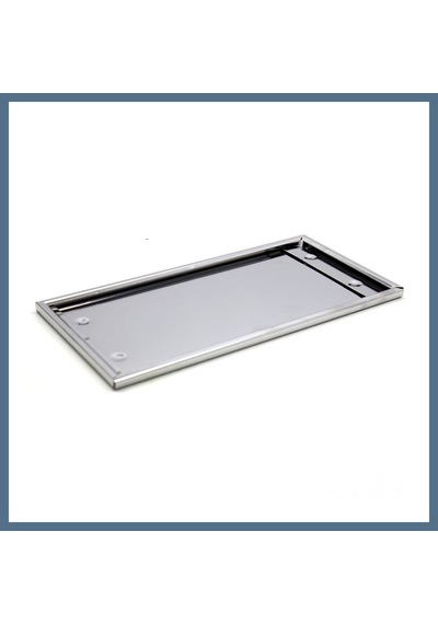 Buradabulabilirsin Dikdörtgen Krom Plakalık Araba Plaka Altlığı 30x16cm Bbz