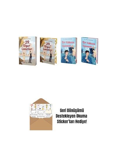 R. Ayça Kavraz 4 Kitap Set + Okuma Sticker'ları