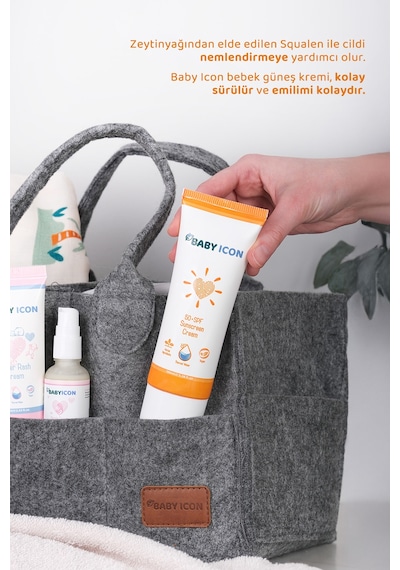 Baby İcon Organik Güneş Koruyucu Kremi Spf50 150ml