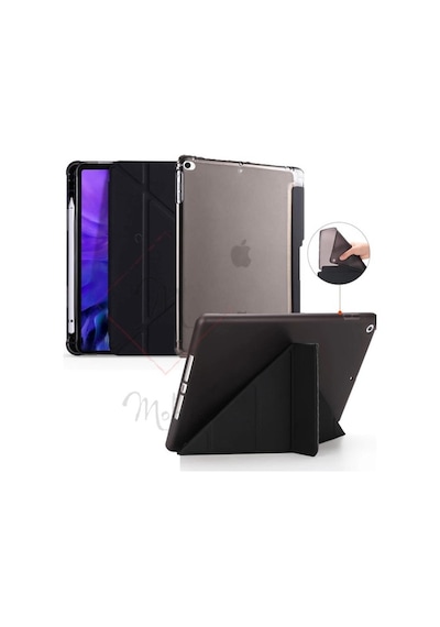 Apple Uyumlu iPad Air 1 9.7 Kılıf Kalem Bölmeli Trifolding Case A1474 A1
