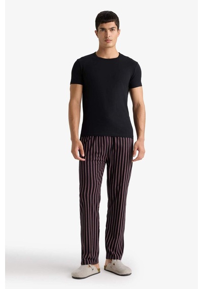 Defacto Slim Fit Dar Kesim Bisiklet Yaka Üst L4885az25aubk27 Siyah