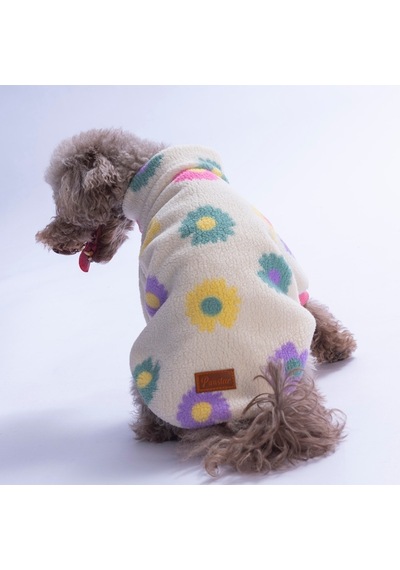 Candy Daisy Ceket Papatya Desenli Batik Kedi Köpek Ceketi Kedi Köpek Kıyafeti Kedi Köpek Elbisesi Candy Daisy Ceket Papatya Desenli Batik Kedi Köpek Ceketi Kedi Köpek Kıyafeti Kedi Köpek Elbisesi