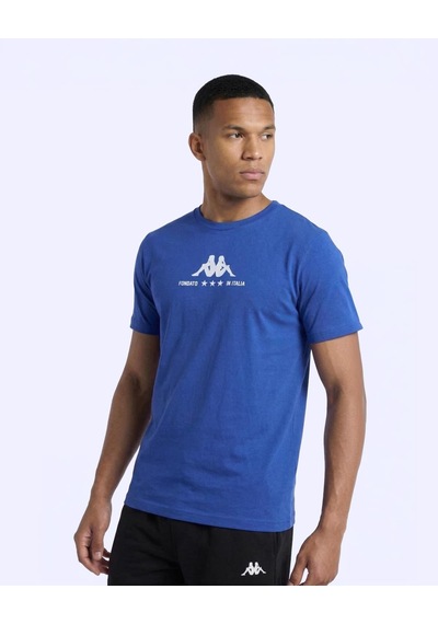 Kappa Fontado Tee Erkek Mavi Regular Tişört