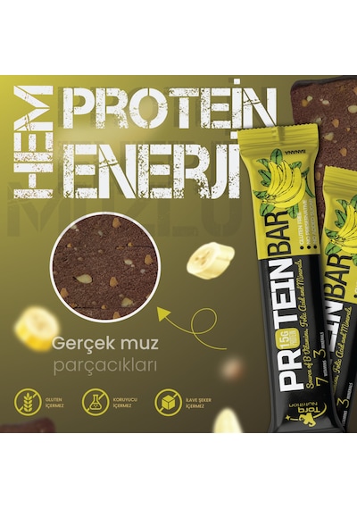 Torq Nutrition Protein Bar Muz (12 adet)