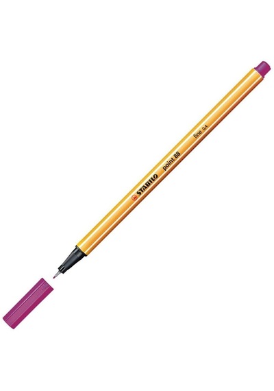 Stabilo Keçe Uçlu İnce Kalem 88 Point 0.4 Mm Lila 88/58 10 Lu Paket