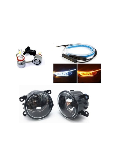 Renault Modus 2004-2012 Led Xenon Sis Farı + Far Üstü Kayan Led Seti