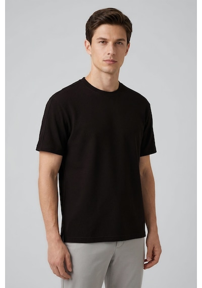 Rahat Form O Yaka 2li Paket Bej-kahverengi Erkek T-shirt - 88495 Bej - Kahverengi