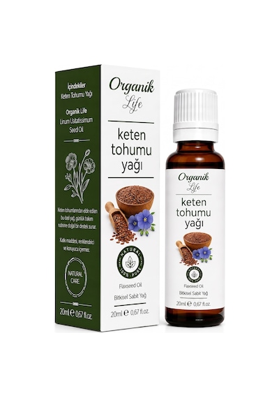 Keten Tohumu Yağı 20 Ml - Sıkılaştırıcı & Yaşlanma Karşıtı Yüz Bakım Yağı 65438359