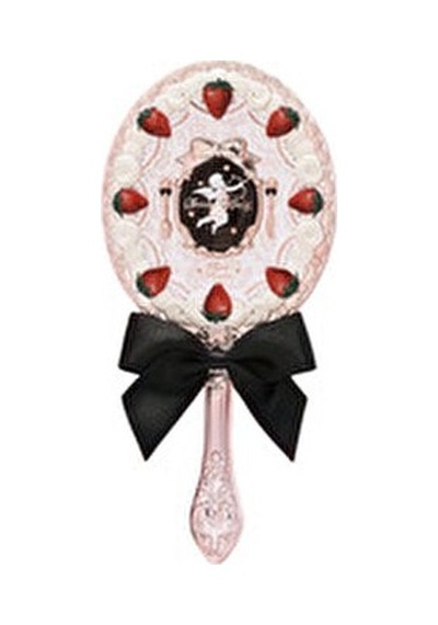 Flower Knows Çilekli Aşk Tanrısı El Aynası,vintage Romantik Tasarım Ayna / Dresuar Çok Renkli Flower Knows Çilekli Aşk Tanrısı El Aynası,vintage Romantik Tasarım Ayna / Dresuar Çok Renkli
