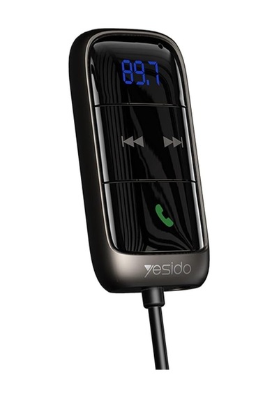 Yau32 Bluetooth Aux Araç Kiti Fm Transmitter Usb Kablo Çıkış Oto Müzik Çalar Kiti 2cihaz Bağlantılı