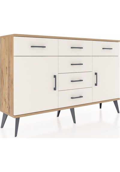 Arges Konsol 2 Raflı 6 Çekmeceli 2 Kapaklı 132x30x83 Çam-aytaşı/aytaşı Aytaşı/aytaşı Arges Konsol 2 Raflı 6 Çekmeceli 2 Kapaklı 132x30x83 Çam-aytaşı/aytaşı Aytaşı/aytaşı