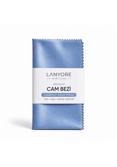 Lanyore Home Clean Premium Cam Bezi Mavi
