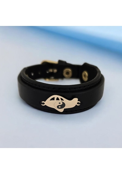 Archin Yin Yang Temalı Doğal Siyah Derili Uçak Motifli 14 Ayar Altın Plakalı Hediye Bileklik-447sembol Yin Yang Archin Yin Yang Temalı Doğal Siyah Derili Uçak Motifli 14 Ayar Altın Plakalı Hediye Bileklik-447sembol Yin Yang