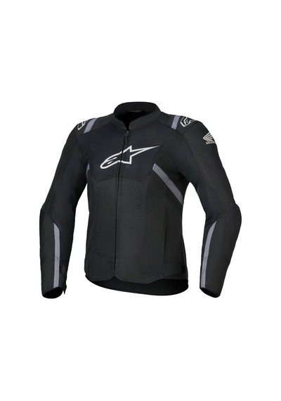 Alpinestars Honda Stella T-sps Air V2 Korumalı Kadın Motosiklet Montu Siyah Beyaz Gri
