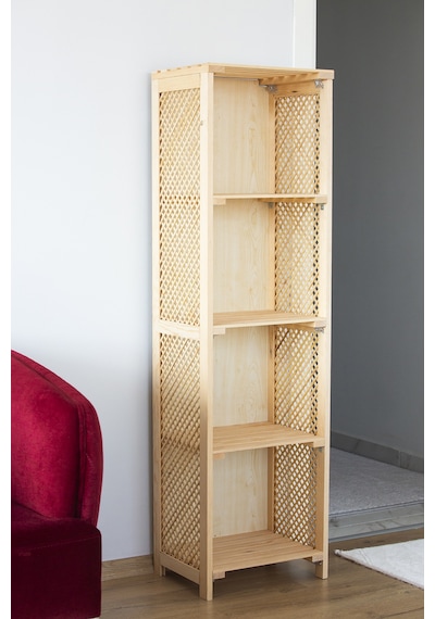 Wooden City Ahşap Kahve Köşesi Çok Amaçlı Mutfak Bangosu Raf