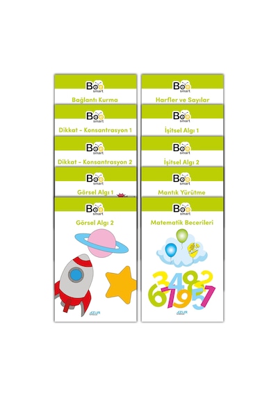 Bee Smart - Görsel ve Işitsel Dikkati Güçlendirme Seti 5-6 Yaş