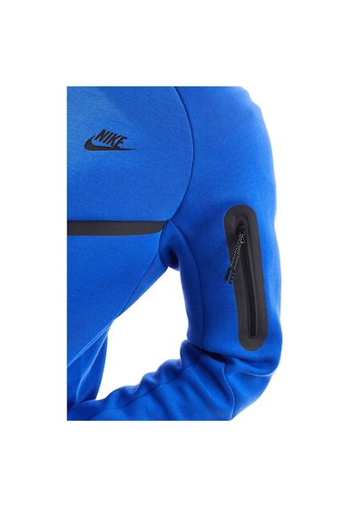Nike Tech Fleece Full Zip Windrunner Hoodie Kapüşonlu Unisex Sweatshirt Mavi Mavi