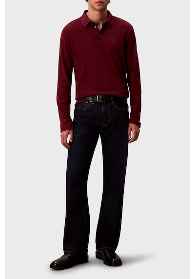 Calvin Klein Erkek Polo Yaka Sweat Lv040em909 Wcv Bordo Bordo