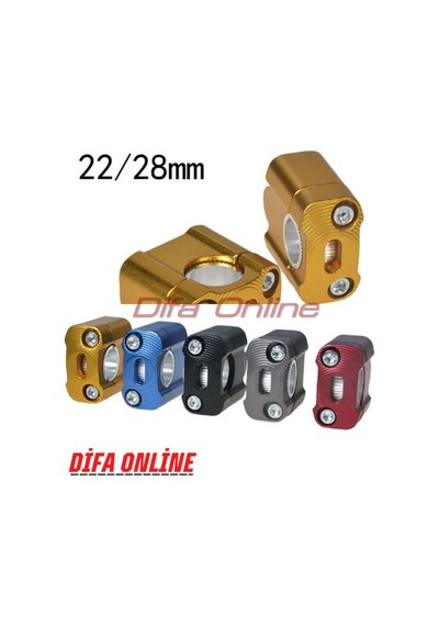 Ünversal Motosiklet 22Mm/28Mm Gidon Yükseltici Cnc Düz 552745090