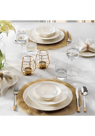 Schafer Fiesta Yemek Takımı 24 Parça-gold