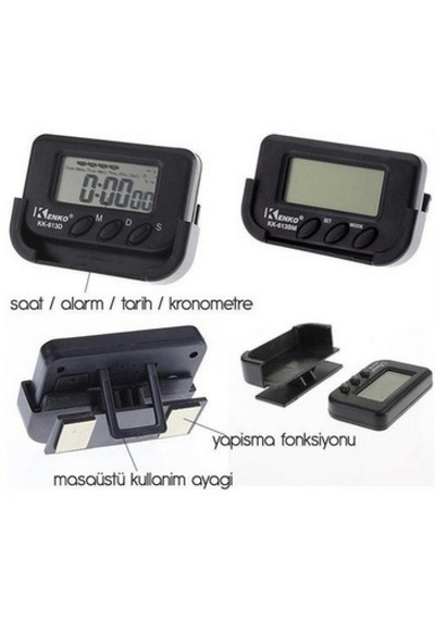 Araç İçi Dijital Saat 5332