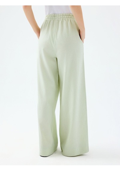 Regular Fit Kadın Pantolon Mint Yeşili