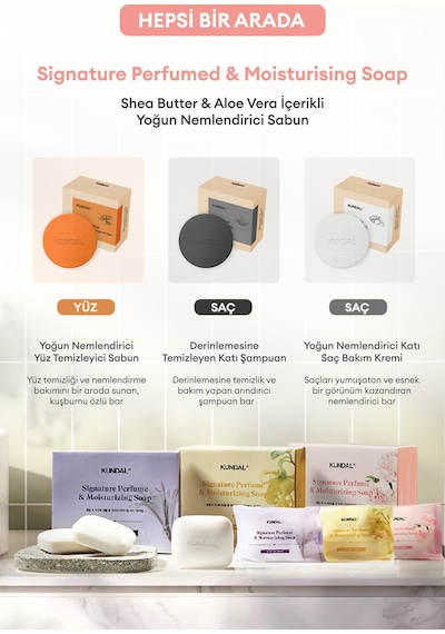 Kundal Signature Perfume & Moisturizing Soap Sweet Peony 100 G