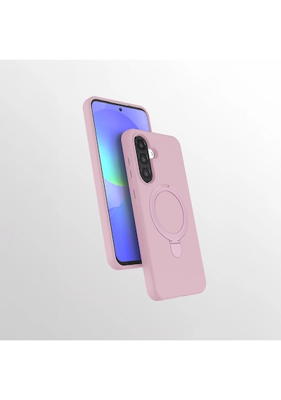 Galaxy Uyumlu A56 Kılıf M-safe Şarj Özellikli Standlı Zore Samara Kapak Çok Renkli
