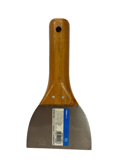 Dekor Profesyonel Yay Çeliği Ahşap Saplı Macun Ispatula 12cm
