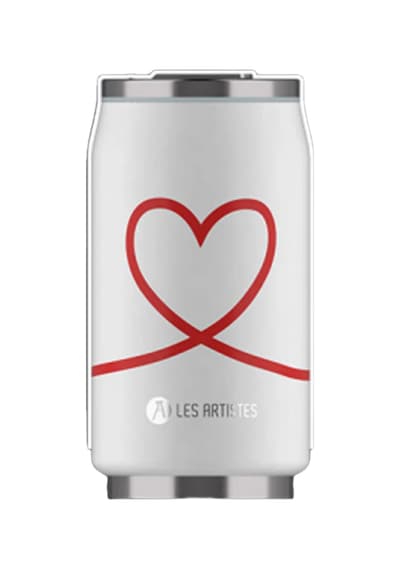Les Artistes Paris Isı Yalıtımlı Kutu Çelik Termos 280ml Love Renkli
