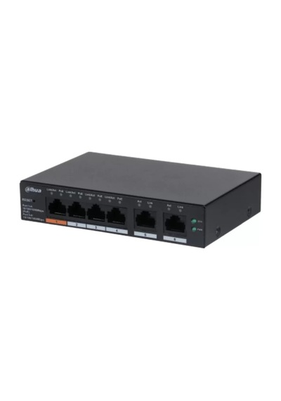 Dahua Cs4006-4gt-60, 4 Port, Gigabit, Poe 60w, 2 Port Uplink, Cloud Yönetilebilir, Switch 57648044