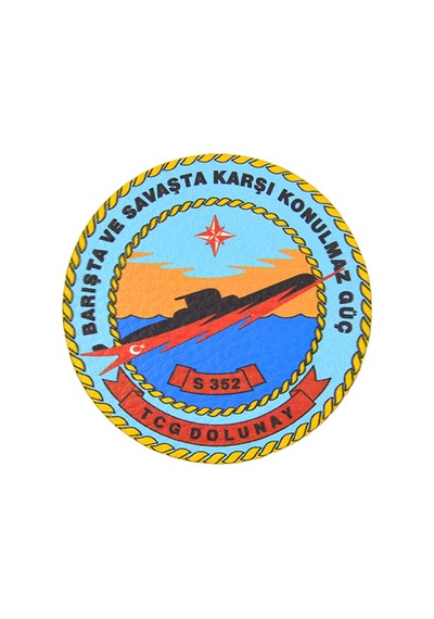 Tcg Dolunay - Cırt - Patch - Peç - Arma - 8 Cm Çok Renkli