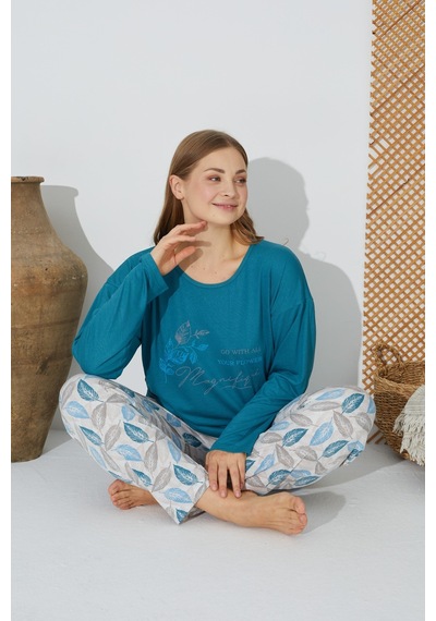 Estiva 24077 Kadın Uzun Kollu Pijama Takımı 001