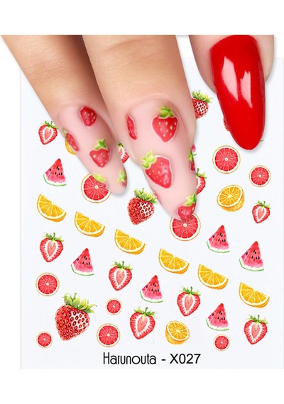 Su Transferli Nail Art Sticker X027 49831-27