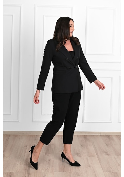 Kadın Astarlı Büyük Beden Blazer Ceket 0101-1 001