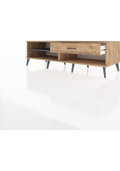 Kronos Tv Ünitesi Tek Raflı Tek Çekmeceli 176x59x51 Çam-antrasit/çam Antrasıt/atlas Çam Kronos Tv Ünitesi Tek Raflı Tek Çekmeceli 176x59x51 Çam-antrasit/çam Antrasıt/atlas Çam