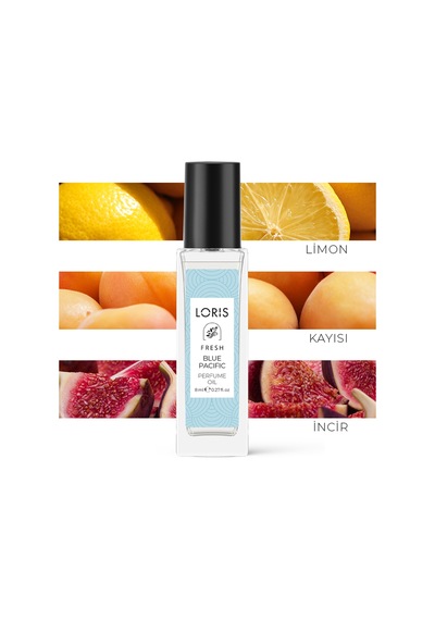 Loris Blue Pacific 8 ML Unisex Parfüm Yağı Natural Oil Fresh