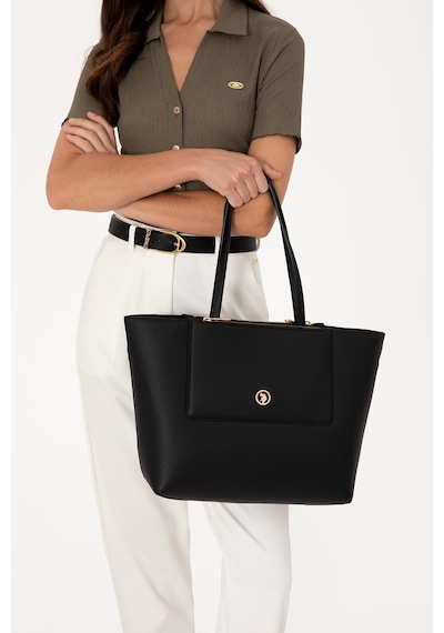 U.S. Polo Assn. Kadın Siyah Kol Çantası 50319201-VR046