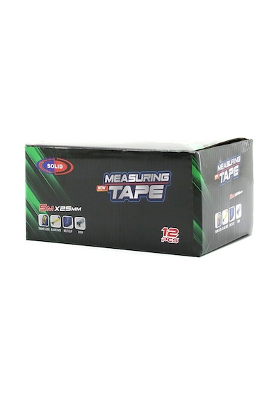 Solid Measuring Tape Lux Şerit Metre - 5 M X 25 Mm- 12'li Paket Diğer