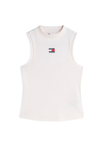 Tommy Hilfiger Kadın Marka Logolu Günlük Kullanıma Uygun Bbeyazz T-shirt Dw0dw23478 Ybh