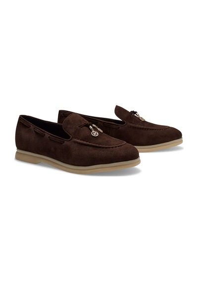 Guess Aryanai Kadın Loafer Ayakkabı Fltnaısue14 Kahve