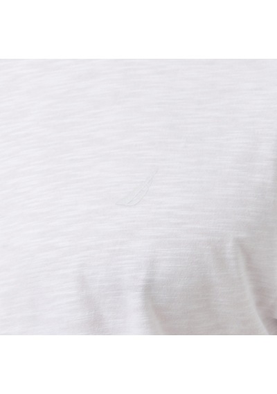 Nautica Erkek Beyaz Regular Fit T-shirt Düz V55015t Beyaz