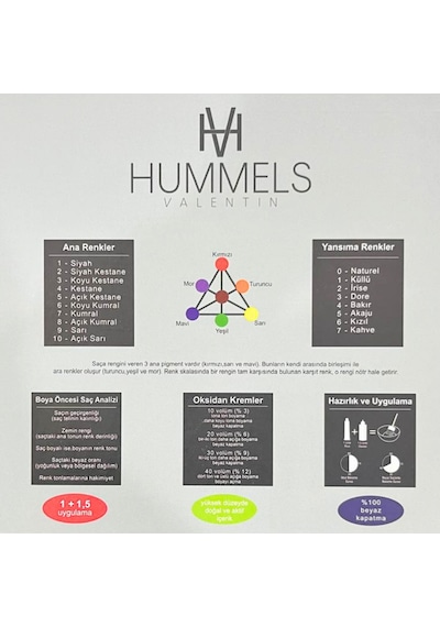Hummels Valentin 9.80 Viole Bej Krem Saç Boyası %100 Vegan 100 Ml