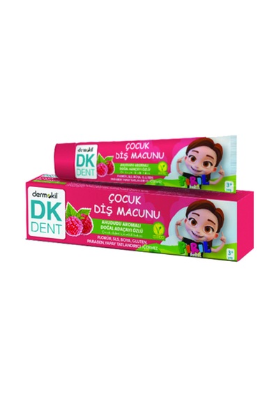 Dermokil Dk Dent Pırıl Ahududu Aromalı Vegan Çocuk Diş Macunu 50 Ml