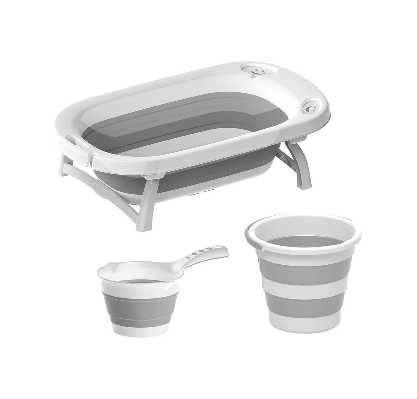 Bebeck Katlanabilir Banyo Seti 3lü Set
