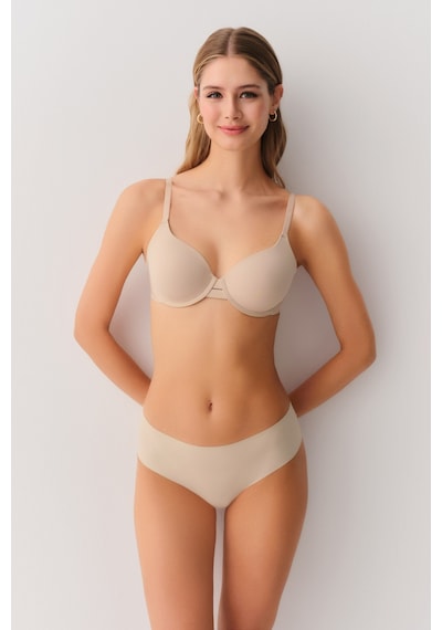 Suwen Invisible Lazer Kesim Midi Slip Külot Sw9936089 Ten